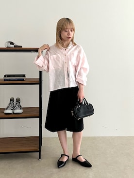 「fredy emue（フレディエミュ）のアイテム」を使った、KANOKOさん（レディース・147cm）の春コーディネート