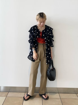 「アツいコーデ全部見せ」｜KANOKOさん（レディース・147cm）の夏コーディネート