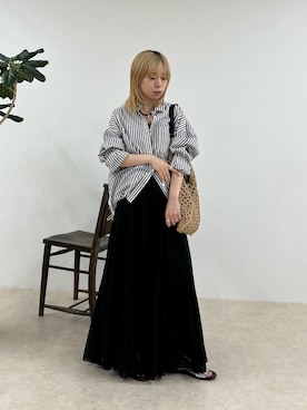 「fredy emue（フレディエミュ）のアイテム」を使った、KANOKOさん（レディース・147cm）の春コーディネート