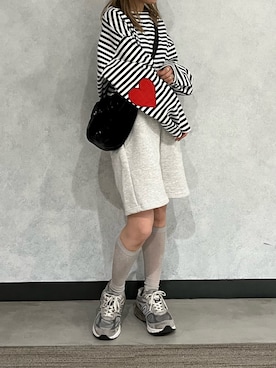 「JACK PURCELL（ジャックパーセル）のアイテム」を使った、KANOKOさん（レディース・147cm）の春コーディネート