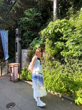 「GU（ジーユー）のアイテム（サングラス）」を使った、うみさん（レディース・156cm）の秋コーディネート