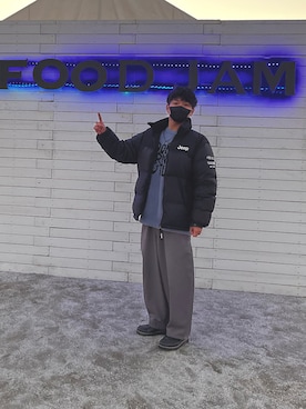 「NASTY KICK（ナスティーキック）のアイテム」を使った、ゆんげわーるどさん（メンズ・168cm）の冬コーディネート