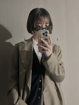 「THROW by SLY（スローバイスライ）のアイテム（ジャケット/アウター）」を使った、AsuKaさん（レディース・158cm）の冬コーディネート