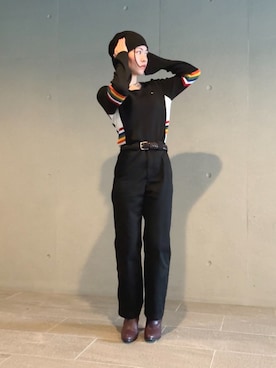 「MOUSSY（マウジー）のアイテム（シューズ）」を使った、AsuKaさん（レディース・158cm）の春コーディネート