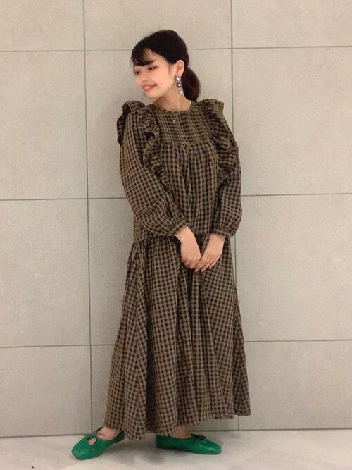 Wcloset 岡山店みねまさ みはるさんのワンピースを使ったコーディネート Zozotown