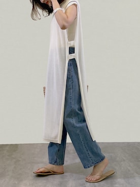 「4youstory（フォーユーストーリー）のアイテム（ワンピース）」を使った、yukaさん（レディース・162cm）の夏コーディネート