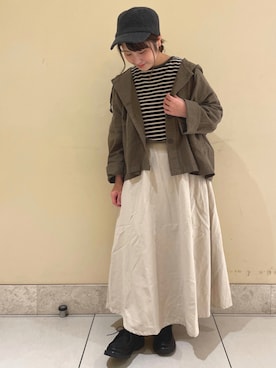 「アイテム（その他シューズ）」を使った、おのさん（レディース・148cm）の秋コーディネート