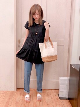 ぽんたさん（レディース・164cm）の夏コーディネート