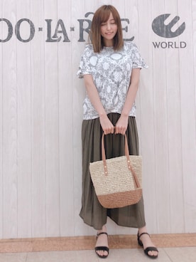 ぽんたさん（レディース・164cm）の夏コーディネート