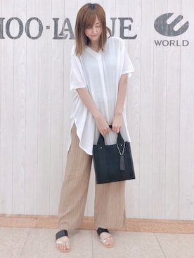 ぽんたさん（レディース・164cm）の夏コーディネート