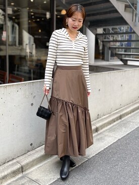 nol sachieさん（レディース・160cm）の冬コーディネート