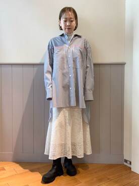 nol sachieさん（レディース・160cm）の冬コーディネート