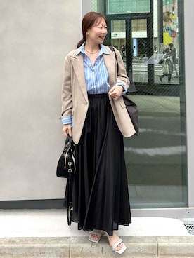 「grace grace （グラスグラス）のアイテム」を使った、nol sachieさん（レディース・160cm）の春コーディネート