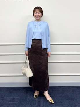 「アイテム（バレッタ/ヘアクリップ）」を使った、nol sachieさん（レディース・160cm）の夏コーディネート
