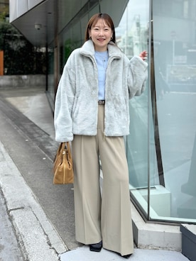 「grace grace （グラスグラス）のアイテム」を使った、nol sachieさん（レディース・160cm）の秋コーディネート