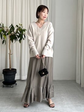 nol sachieさん（レディース・160cm）の冬コーディネート