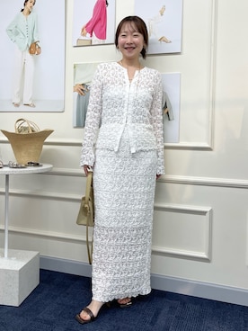 「スカートコーデ」｜nol sachieさん（レディース・160cm）の冬コーディネート