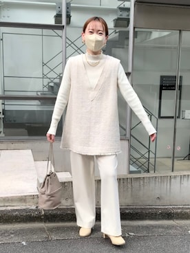 「marco masi（マルコマージ）のアイテム」を使った、nol sachieさん（レディース・160cm）の冬コーディネート