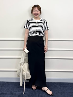 「NOLLEY’S Sophi（ノーリーズソフィ）のアイテム（ワンピース/ドレス）」を使った、nol sachieさん（レディース・160cm）の春コーディネート