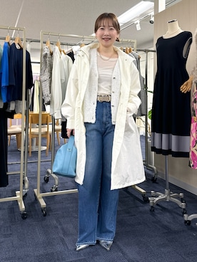 「NOLLEY’S Sophi（ノーリーズソフィ）のアイテム（その他アウター）」を使った、nol sachieさん（レディース・160cm）の冬コーディネート
