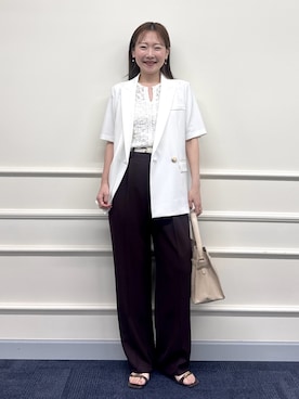 「grace grace （グラスグラス）のアイテム」を使った、nol sachieさん（レディース・160cm）の春コーディネート