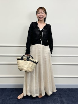 「NOLLEY’S（ノーリーズ）のアイテム（シューズ）」を使った、nol sachieさん（レディース・160cm）の夏コーディネート
