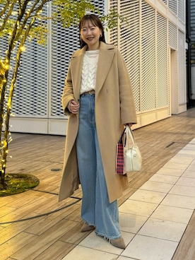 「NOLLEY’S（ノーリーズ）のアイテム（その他アウター）」を使った、nol sachieさん（レディース・160cm）の秋コーディネート