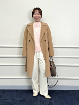 「NOLLEY’S（ノーリーズ）のアイテム（その他アウター）」を使った、nol sachieさん（レディース・160cm）の秋コーディネート