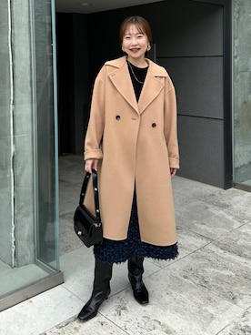 「NOLLEY’S（ノーリーズ）のアイテム（その他アウター）」を使った、nol sachieさん（レディース・160cm）の秋コーディネート