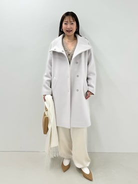 「NOLLEY’S Sophi（ノーリーズソフィ）のアイテム（その他アウター）」を使った、nol sachieさん（レディース・160cm）の冬コーディネート