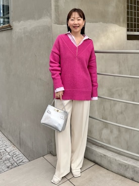 「おでかけコーデ」｜nol sachieさん（レディース・160cm）の冬コーディネート