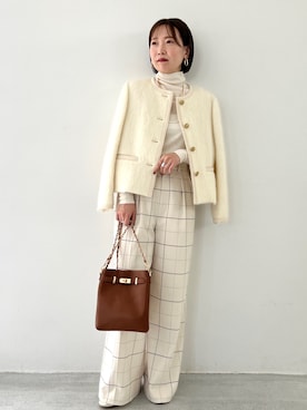 nol sachieさん（レディース・160cm）の冬コーディネート