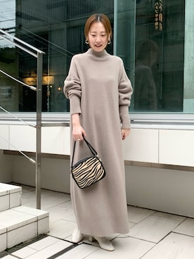 nol sachieさん（レディース・160cm）の冬コーディネート