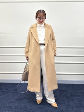 「NOLLEY’S（ノーリーズ）のアイテム（その他アウター）」を使った、nol sachieさん（レディース・160cm）の秋コーディネート