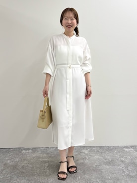 「NOLLEY’S（ノーリーズ）のアイテム」を使った、nol sachieさん（レディース・160cm）の春コーディネート