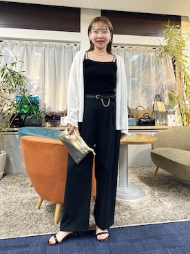 「NOLLEY’S（ノーリーズ）のアイテム（シューズ）」を使った、nol sachieさん（レディース・160cm）の夏コーディネート