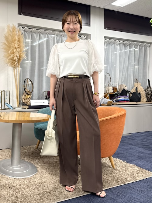 大人気❤️シンプルタイトトップス 着回し抜群 春夏 お出かけ 女子会 デートにも NOLLEY'Sのトップスを使ったコーディネート(ZOZOTOWN Yahoo!店
