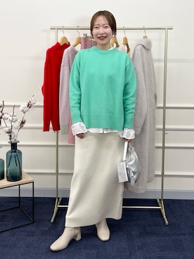 nol sachieさん（レディース・160cm）の冬コーディネート