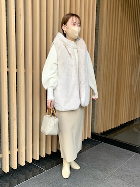 nol sachieさん（レディース・160cm）の冬コーディネート