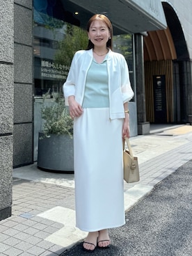 「grace grace （グラスグラス）のアイテム」を使った、nol sachieさん（レディース・160cm）の春コーディネート