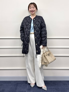 「アイテム（ファッション雑貨）」を使った、nol sachieさん（レディース・160cm）の秋コーディネート
