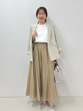 nol sachieさん（レディース・160cm）の春コーディネート