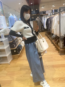 「one after another NICE CLAUP（ワンアフターアナザーナイスクラップ）のスニーカー底グルカサンダル（サンダル）」を使った、Misa【相互フォロー】さん（レディース・149cm）の秋コーディネート