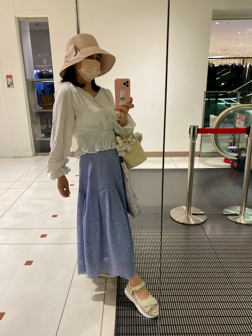 JILL STUART（ジルスチュアート）の「◇ビッキーレーススカート