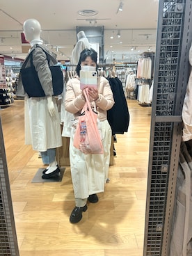 「MONCLER（モンクレール）のアイテム」を使った、Misa【相互フォロー】さん（レディース・149cm）の冬コーディネート