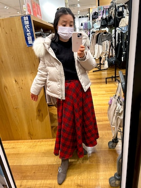 「tocco closet（トッコ　クローゼット）のアイテム（ジャケット/アウター）」を使った、Misa【相互フォロー】さん（レディース・149cm）の秋コーディネート