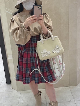「tocco closet（トッコ　クローゼット）のアイテム（ブーツ）」を使った、Misa【相互フォロー】さん（レディース・149cm）の秋コーディネート