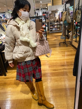「JILL STUART（ジルスチュアート）のアイテム（ジャケット/アウター）」を使った、Misa【相互フォロー】さん（レディース・149cm）の冬コーディネート