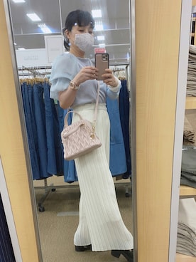 「オーガンジー」｜「アイテム（腕時計）」を使った、Misa【相互フォロー】さん（レディース・149cm）の夏コーディネート