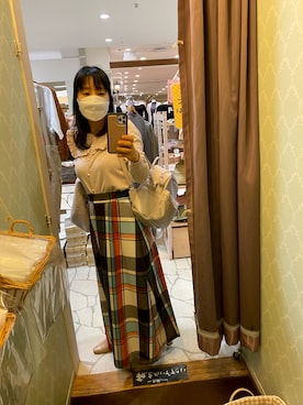 「tocco closet（トッコ　クローゼット）のアイテム（ブーツ）」を使った、Misa【相互フォロー】さん（レディース・149cm）の秋コーディネート